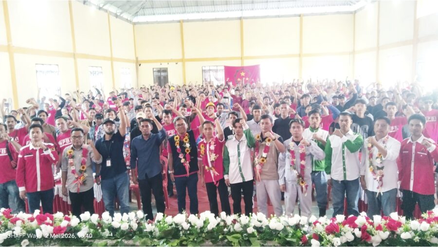 merayakan hari buruh 2026 fnpbi morowali gelar pendidikan dasar anggota ii