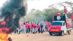 Unjuk Rasa FNPBI Morowali di BTIIG, Enam Pekerja Akan Dipekerjakan Kembali