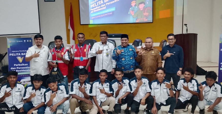 15 Pemuda Obi Dibekali Keahlian Teknisi AC Lewat Program Pelita Batch 5