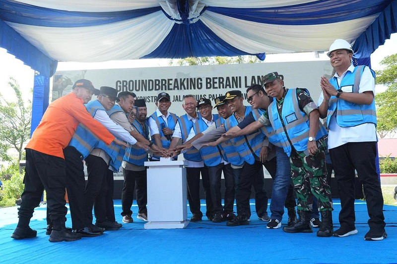 24 Paket Infrastruktur di Sulteng Groundbreaking, Tersebar di 11 Kabupateng Senilai Rp604,8 Miliar