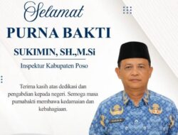 26 Tahun Mengabdi, Sukimin Perintis Poso WTP 9 Kali Memasuki Purnatugas
