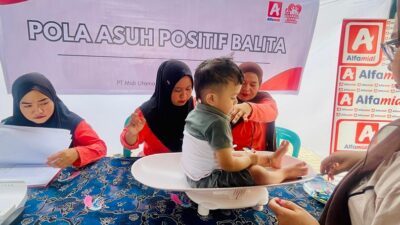 Alfamidi Dorong Pola Asuh Positif Balita Lewat Edukasi dan Vaksinasi di Palu