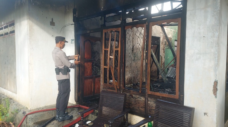 Anak Kandung Bakar Rumah Orangtuanya di Touna Gegara Permintaan Nikah Tak Dipenuhi