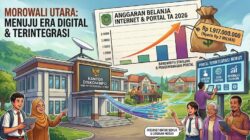 Diskominfo Morowali Utara Anggarkan Internet Starlink dan Portal Nyaris Rp2 Miliar
