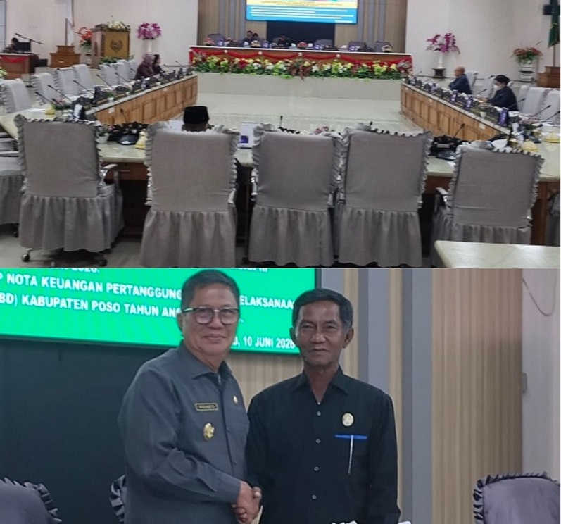 Dua Paripurna DPRD Poso Diwarnai Kursi Kosong, Legislator Protes LHP BPK Barang Mewah