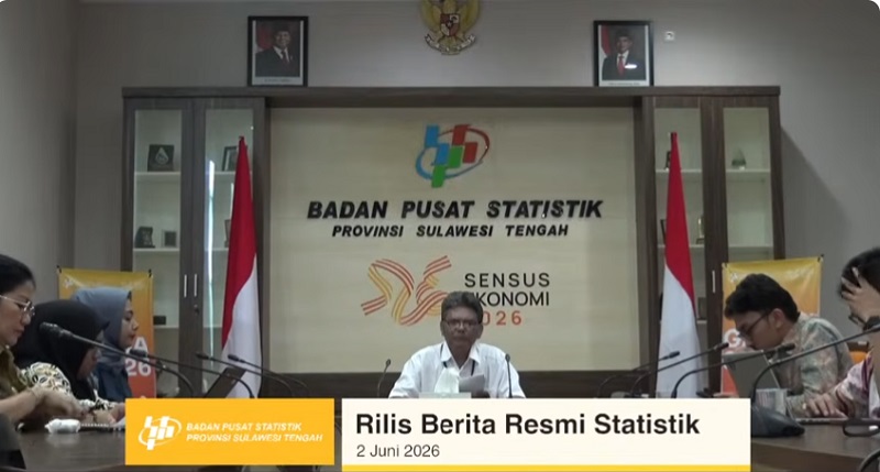 Harga Berbagai Komoditas Naik di Mei 2026, Sulteng Inflasi 2,77%