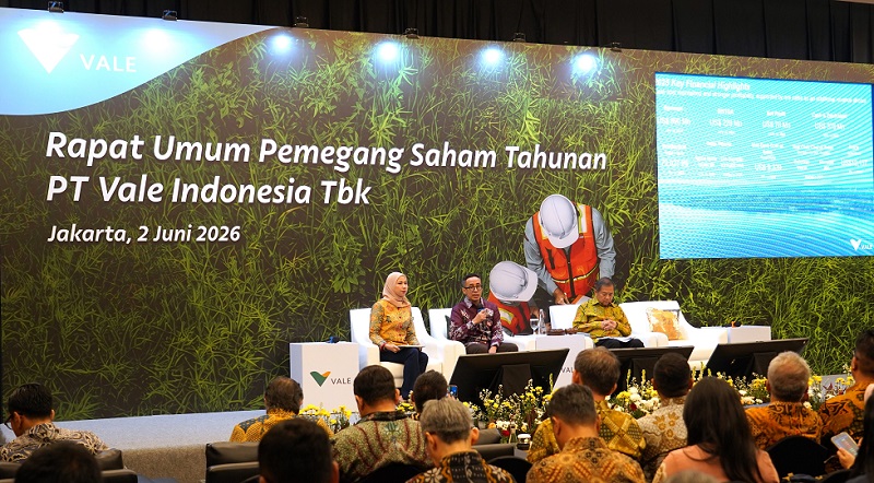 PT Vale Tetapkan Dividen di RUPST Tahun Buku 2025 dan Perubahan Komposisi Komisaris