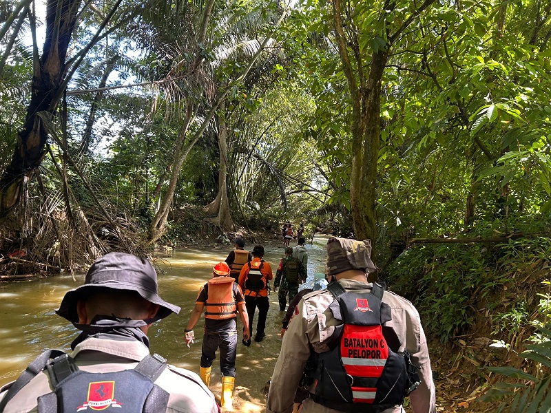 Pencarian Lansia yang Hilang di Desa Abbanuange Soppeng, Menyisir Dua Area
