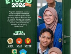 Untad Jadi Salah Satu dari Lima Kampus Mitra Etos Id Scholarship 2026, Pendaftaran Resmi Dibuka