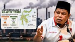 Desak Bentuk Satgas Lingkungan, Ketua FPKB DPRD Sulteng: Gubernur Harus Serius Awasi Dampak Investasi