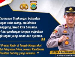 Kapolsek Witaponda Ajak Masyarakat Perkuat Sinergi Jaga Keamanan Lingkungan
