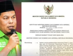 Kritik Keputusan Menteri ESDM, Safri: Morowali–Morut Diperlakukan Tidak Adil!