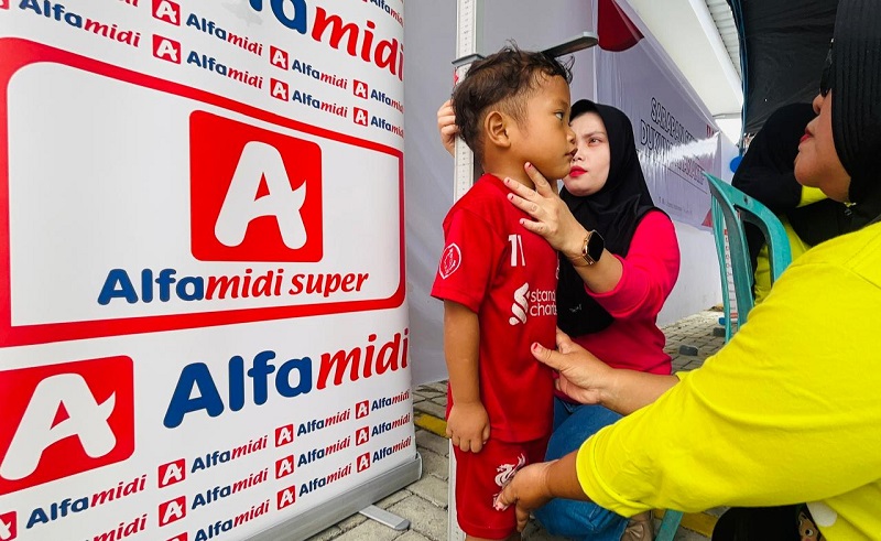Alfamidi Palu - Puskesmas Tompe Edukasi Puluhan Keluarga Dukung Balita Tumbuh Aktif