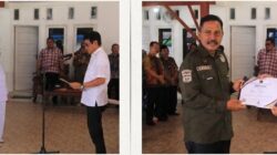 Bupati Parimo Lantik Kades PAW dan Serahkan Penghargaan NLP