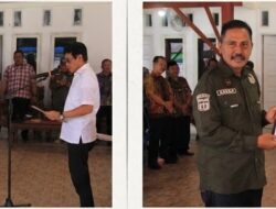 Bupati Parimo Lantik Kades PAW dan Serahkan Penghargaan NLP
