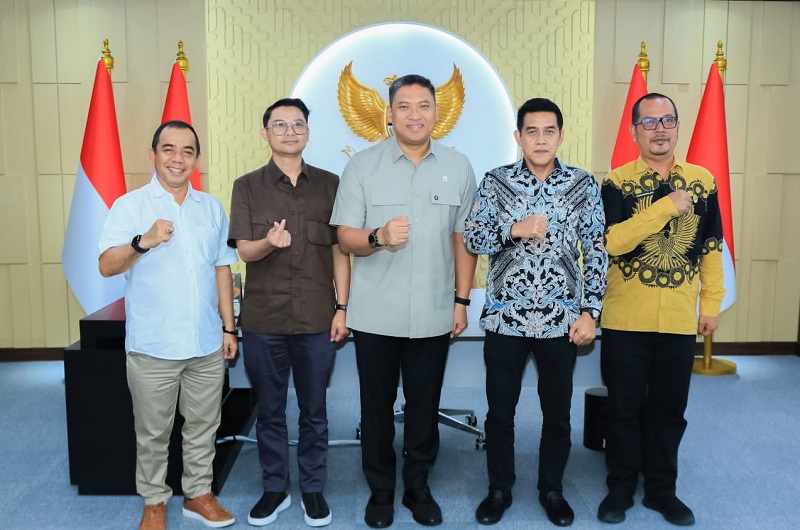 Bupati Parimo Temui Wamentan Sudaryono untuk Majukan Sektor Pertanian