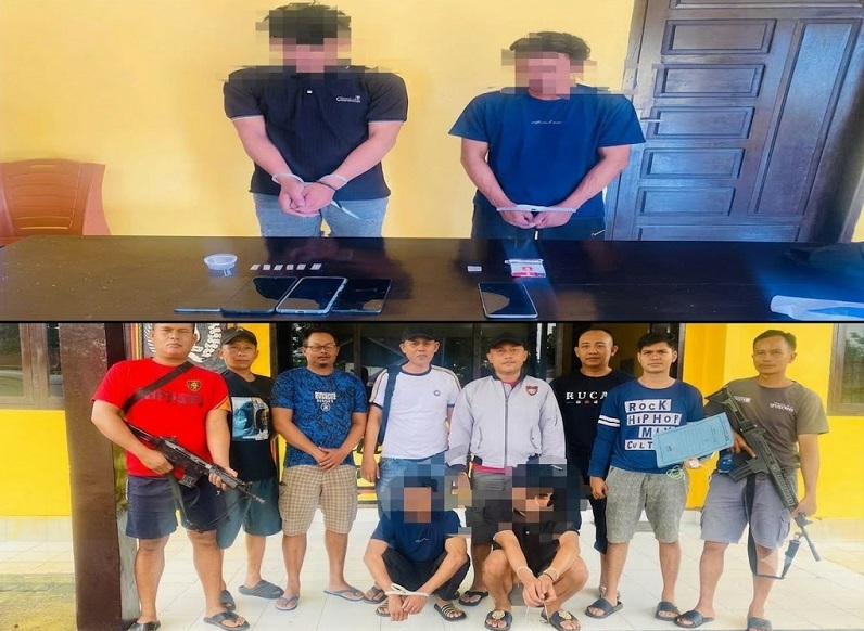 Dua Terduga Pelaku Sabu Diamankan Polsek Bungku Utara
