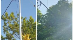 Kabel Bantuan Untuk Warga Malangga Hilang di Tiang Listrik Diduga Diambil Kontraktor