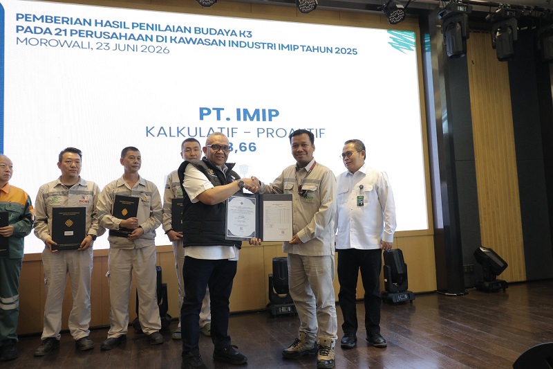 Kolaborasi K3 IMIP Diapresiasi Wamenaker Afriansyah, Dukung Penguatan Budaya Keselamatan Kerja