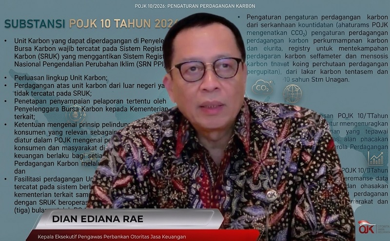 OJK Terbitkan POJK Baru Perdagangan Karbon Melalui Bursa Karbon