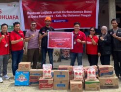Telkomsel Menyalurkan Bantuan Logistik bagi Korban Gempa Bumi di Desa Kamarora Sigi