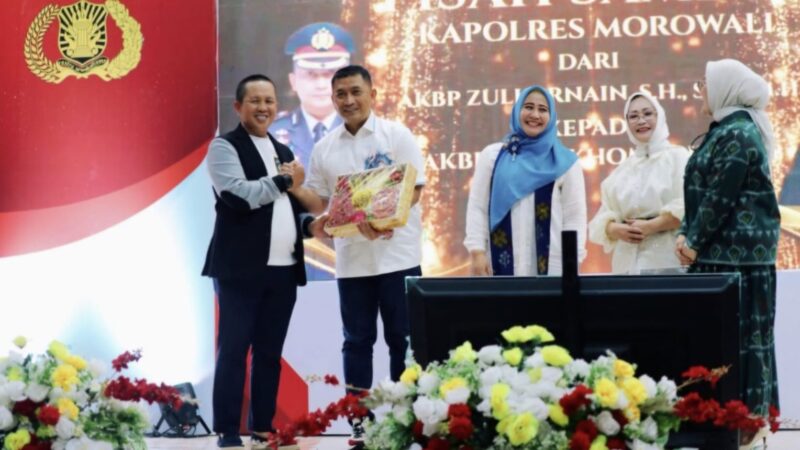 Pisah sambut Kapolres Morowali
