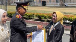 Wabup Morowali Hadiri Upacara HUT Bhayangkara Polda Sulteng