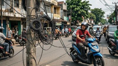 Kabel IndiHome Jerat Leher Pengendara di Palu, Telkom akan Kunjungi Korban