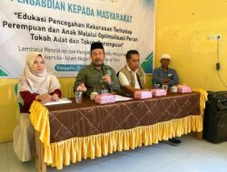 LPPM UIN Datokarama Sosialisasi Pencegahan Kekerasan dan Penguatan Peran Perempuan di Desa