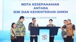 OJK dan KemenUMKM Teken MoU Pemberdayaan UMKM di UMKM Finance Summit 2026