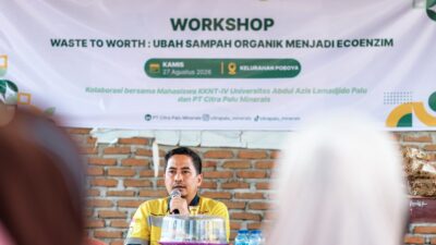 PT CPM Latih Ibu Rumah Tangga di Poboya Mengolah Sampah Dapur Menjadi Pupuk Organik