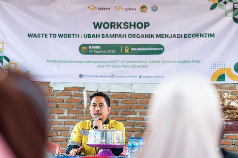 PT CPM Latih IRT di Poboya Mengolah Sampah Dapur Menjadi Pupuk Organik