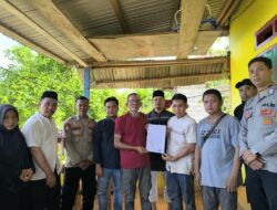 PT Raihan Catur Putra Sampaikan Duka dan Santuni Keluarga Masdin Korban K3