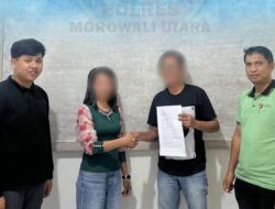 Polres Morut Mediasi Kasus KDRT Pasutri Asal Desa Tinompo Melalui Restorative Justice