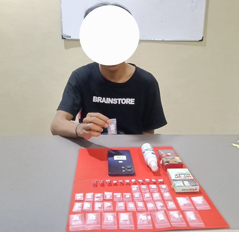 Pria di Labota Bahodopi Diamankan Polres Morowali Gegara 35 Saset Sabu