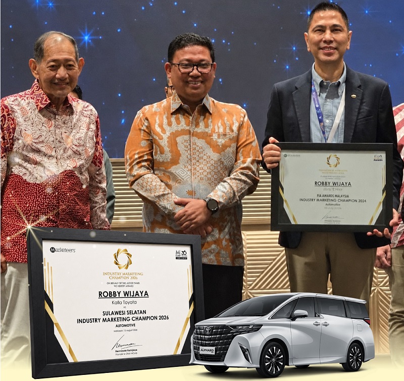 Raih Awards Otomotif 2026, Kalla Toyota Buktikan Nilai Inovasi Pelayanan