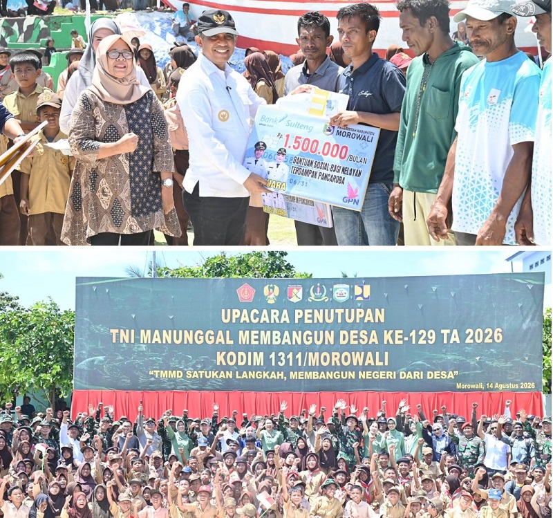 TMMD di Morowali Perkuat Bukti TNI Sinergi Pemerintah Bangun Desa