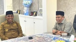 Gubernur Sulawesi Tengah, Anwar Hafid bersama Ketua Fraksi PKB DPRD Sulawesi Tengah, Muhammad Safri. Foto: SMS.