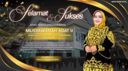 Wakil Bupati Morowali, Iriane Iliyas mengucapkan selamat atas penyelenggaraan Musyawarah Adat II Dewan Adati Tobungku. Foto: Media Iriane Iliyas/Ghaff.