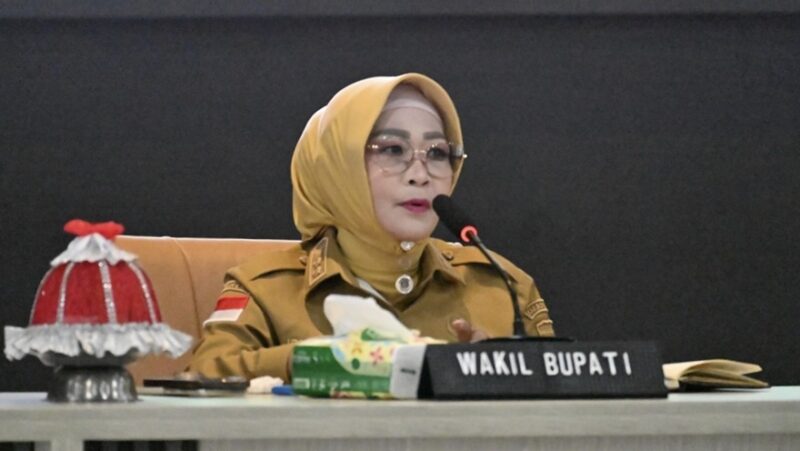 Wakil Bupati Morowali, Iriane Iliyas memimpin entry meeting di Aula Kantor Bupati Morowali, Senin (24/8/2026). Foto: IKP Morowali.