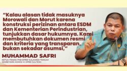 Muhammad Safri, Ketua Fraksi PKB dan Sekretaris Komisi III DPRD Sulteng, menjadi legislator yang paling lantang menyuarakan soal DBH. Foto: SMS.