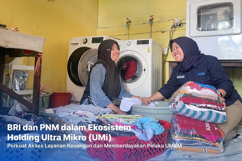 Berkat Holding Ultra Mikro, Pemilik Laundry di Kalimantan Ini Sukses Kembangkan Usaha dari Mekaar jadi BRILink Agen