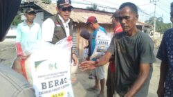 Korban Banjir di Desa Avolua Terima Bantuan dari Pemkab Parimo