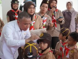 Murid TK Putra Palu Dikukuhkan Jadi Pramuka Prasiaga, Hadianto Rasyid: Upaya Membangun Karakter Anak