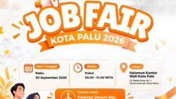 Pemkot Palu Gelar Job Fair dan Pelayanan AK 1 Hari Ini, Terbuka untuk Umum Termasuk Penyandang Disabilitas