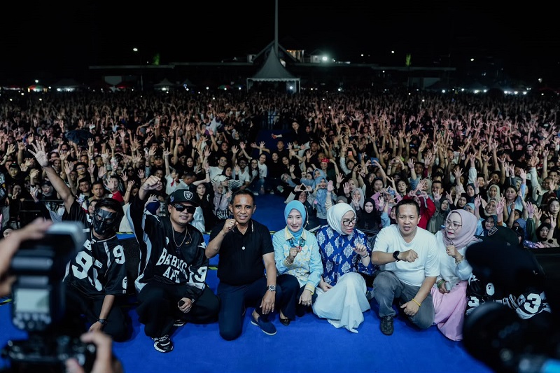 Warga Padati Pesta Rakyat HUT Ke-25 Demokrat di Morowali Bersama Anwar Hafid