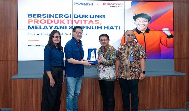 Dukung Aktivitas Layanan Agen Pos, Telkomsel Kolaborasi PosDigi Menghadirkan Paket Sat Set Pos