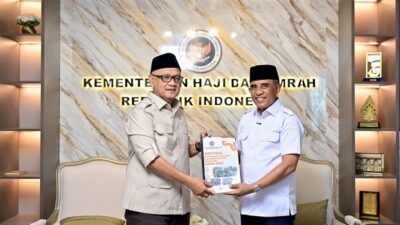 Gubernur Sulteng Temui Menteri Haji dan Umrah, Embarkasi Antara Palu Ditargetkan Beroperasi 2027